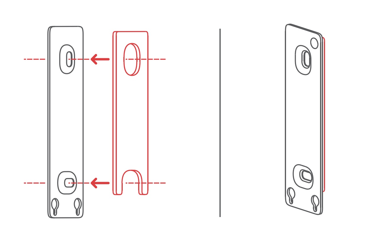 Install SwitchBot Keypad Touch - Install with Adhesive Tape