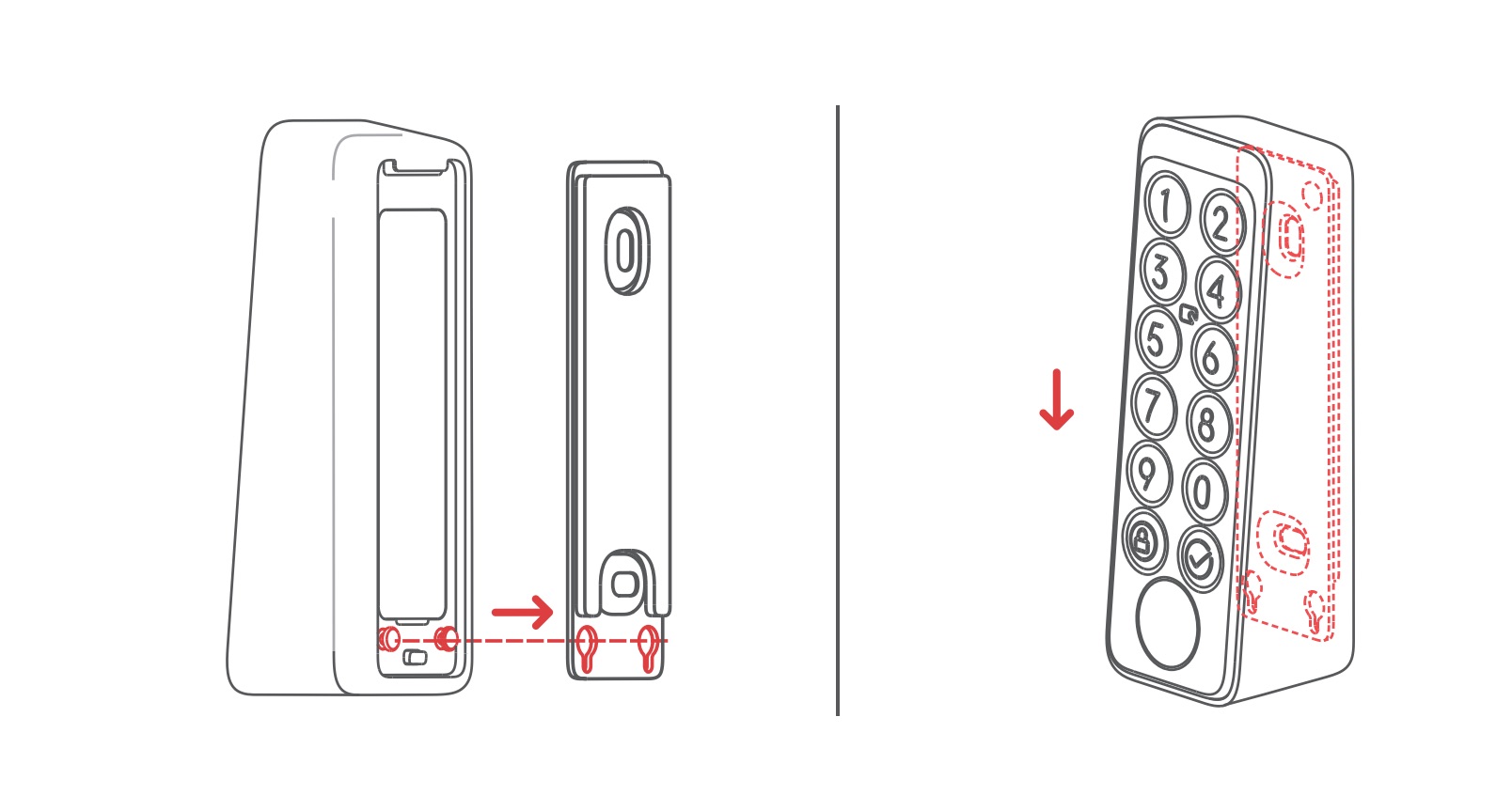 Install SwitchBot Keypad Touch - Install with Adhesive Tape
